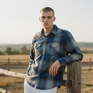 Pendleton Wool Flannel Western Shirt